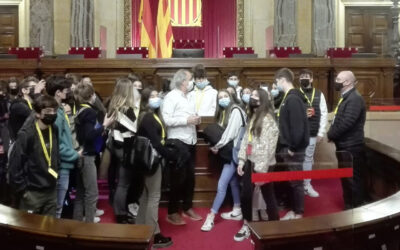 Visita al Parlament amb l’alumnat de 3r de Secundària