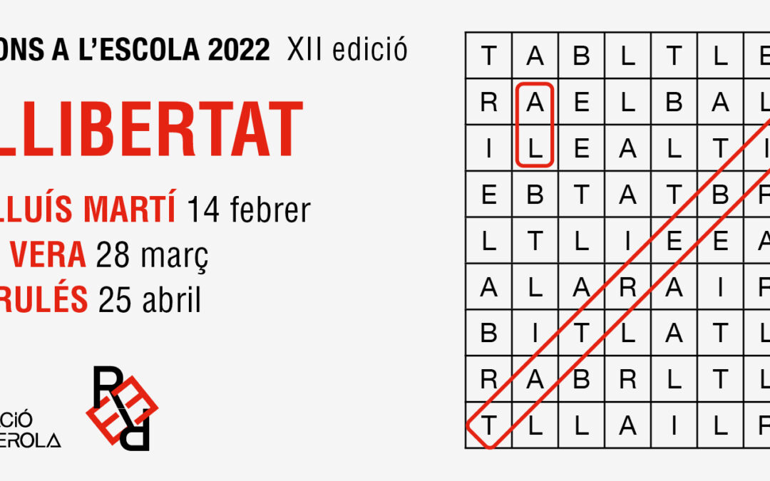 XII Edició del Cicle de conferències Reflexions a l’escola