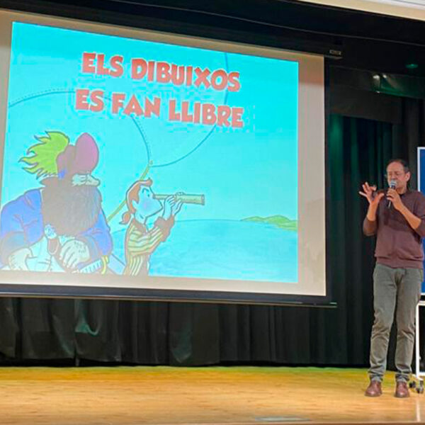 Per Sant Jordi, a l’escola rebem diferents autors i autores