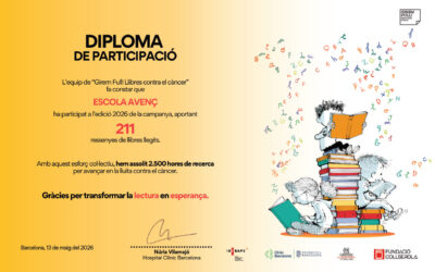 Èxit de la nova edició del projecte Girem Full! Llibres contra el càncer