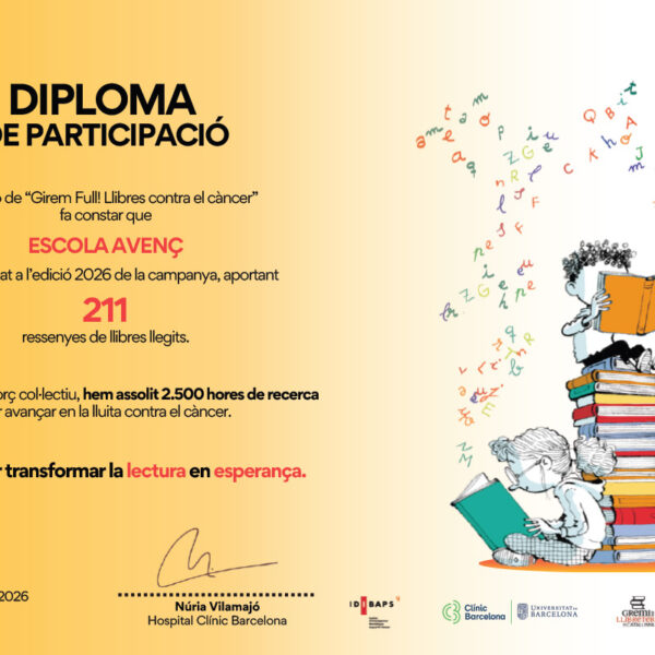 Èxit de la nova edició del projecte Girem Full! Llibres contra el càncer